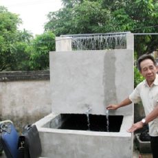 Cách xử lý nguồn nước giếng khoan có mùi hôi và nổi váng